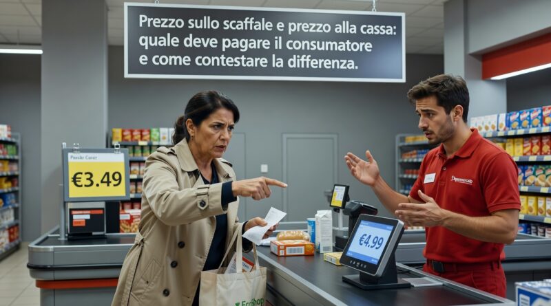 Prezzo sullo scaffale e prezzo alla cassa: quale deve pagare il consumatore e come contestare la differenza